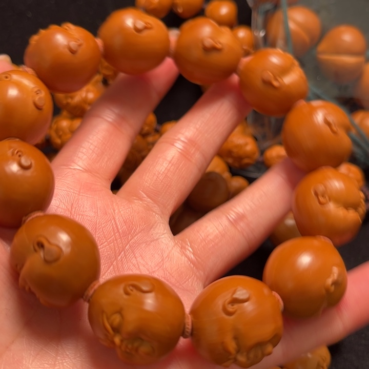 乾***财橄榄核吊坠百态20