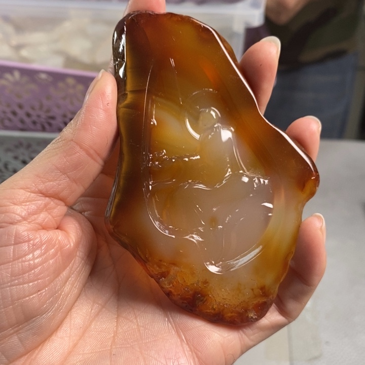 玛瑙/玉髓吊坠(不含链)未镶嵌