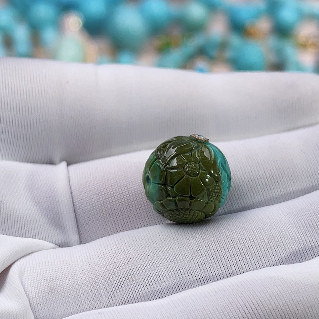 绿松石珠宝奇石未镶嵌