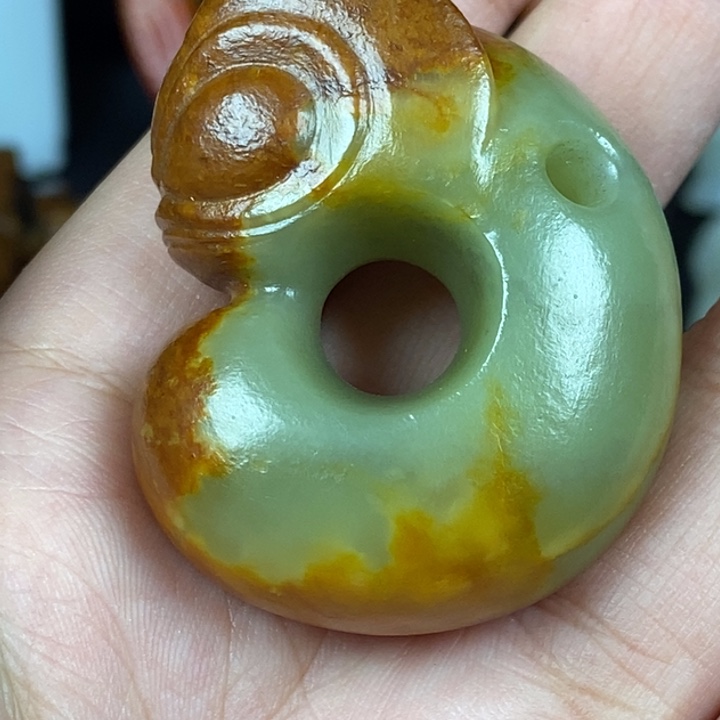 未镶嵌和田玉挂件翔*