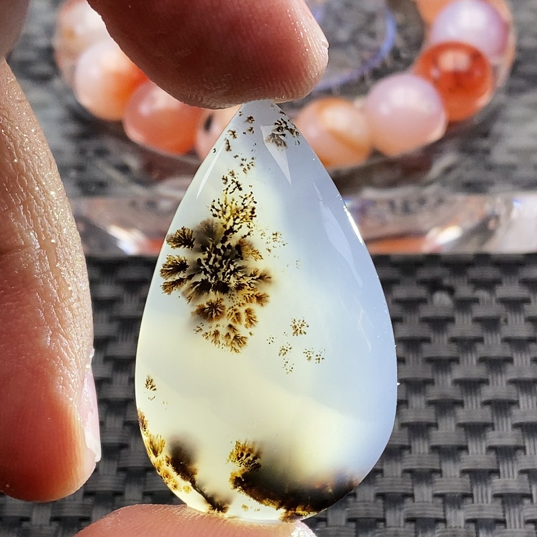 玛瑙/玉髓未镶嵌吊坠(不含链)85