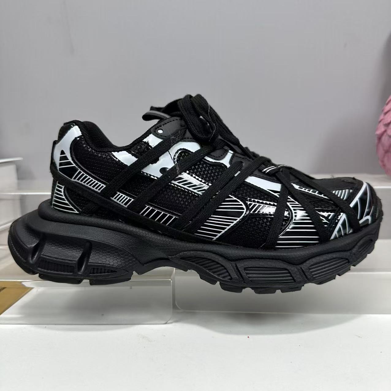9913-儿童运动鞋2025秋季新款蜘蛛侠绑带童鞋男童鞋女童老爹鞋