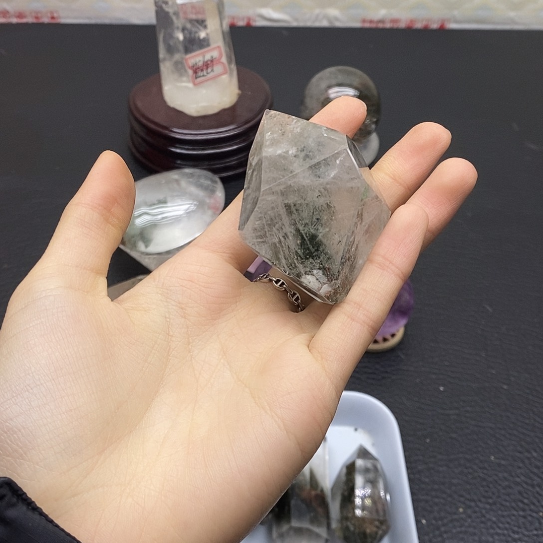 未镶嵌珠宝半成品水晶342水晶石