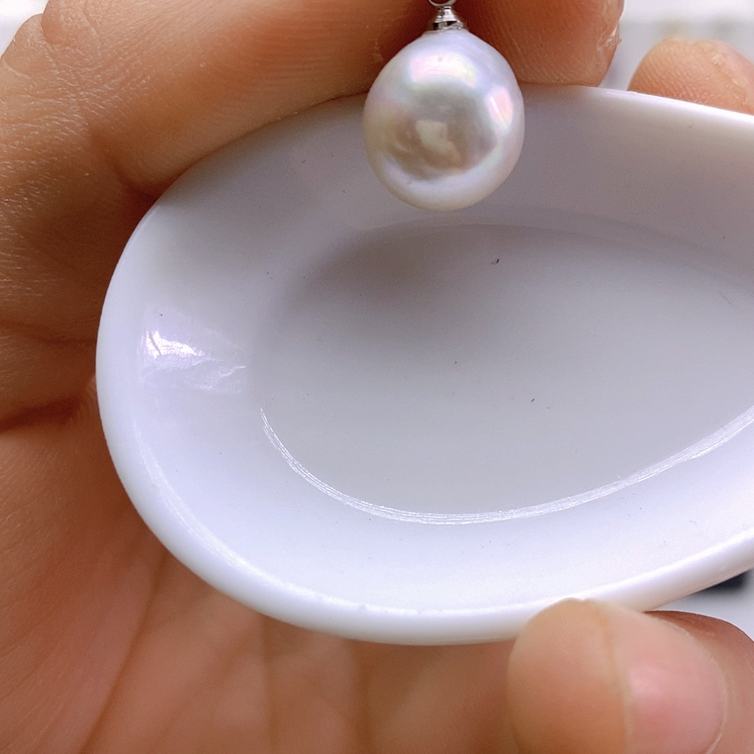 淡水珍珠颈饰银S925镶嵌