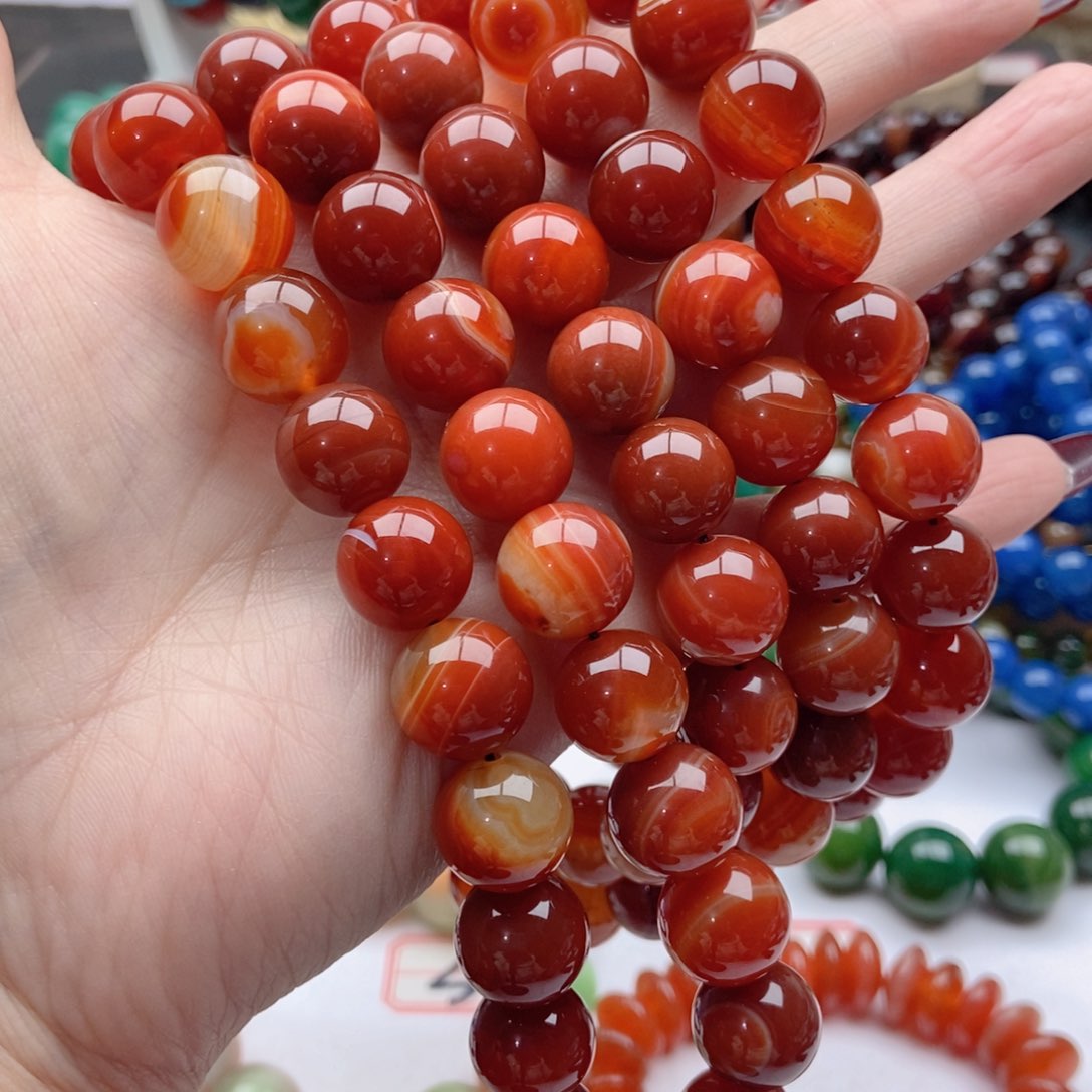 【闪购商品】玛瑙/玉髓手链未镶嵌没****?