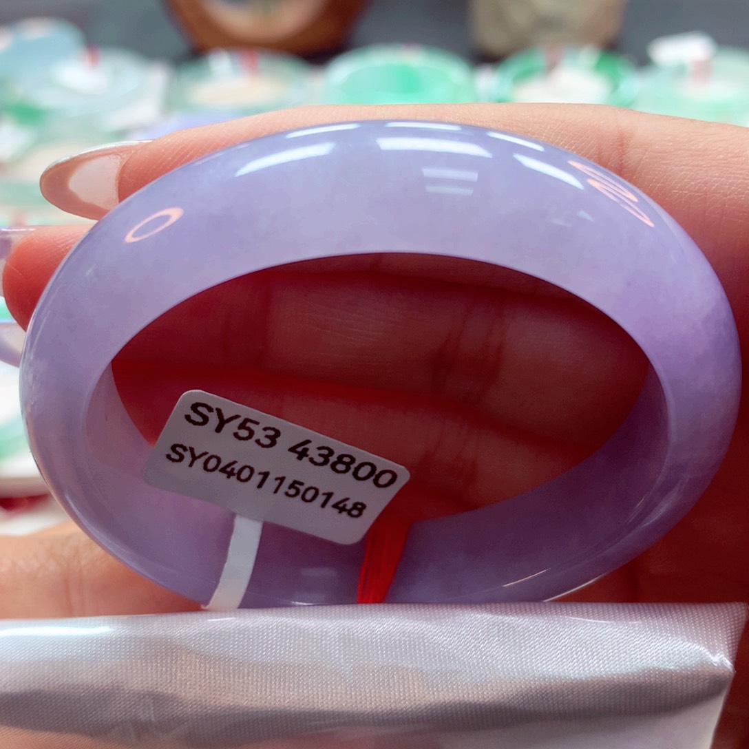 翡翠手镯未镶嵌53贵妃（36）11号