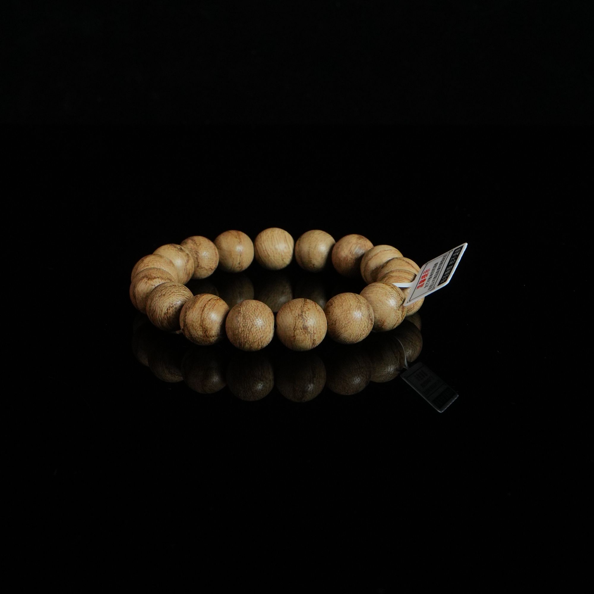 DY-C882 马泥涝虎斑纹沉香手串 1.3cm 10g
