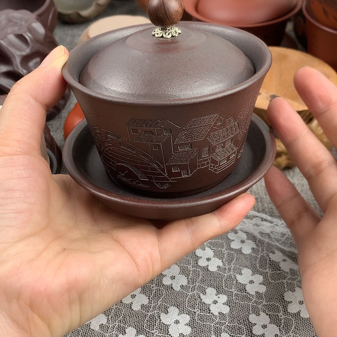 茶杯紫砂高端主人杯