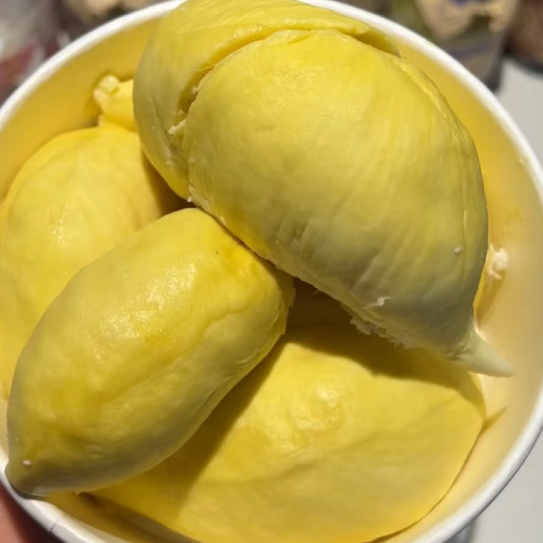 正宗泰国金枕榴莲新鲜果肉饱满核小香甜软糯一小时内送到1.5斤果肉金枕泰国
