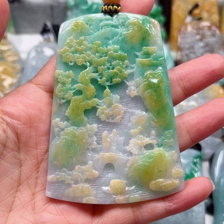 F***y翡翠未镶嵌吊坠(不含链)挂件