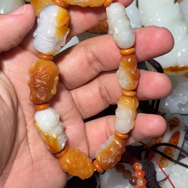 和田玉（白玉）戒指未镶嵌