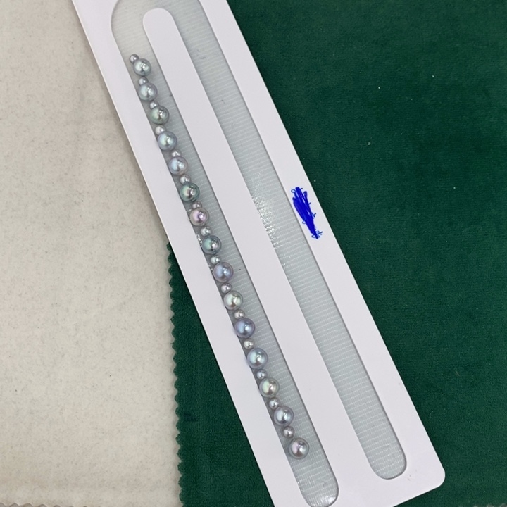 未镶嵌手绳海水珍珠7-8MM真多麻手链 不退换