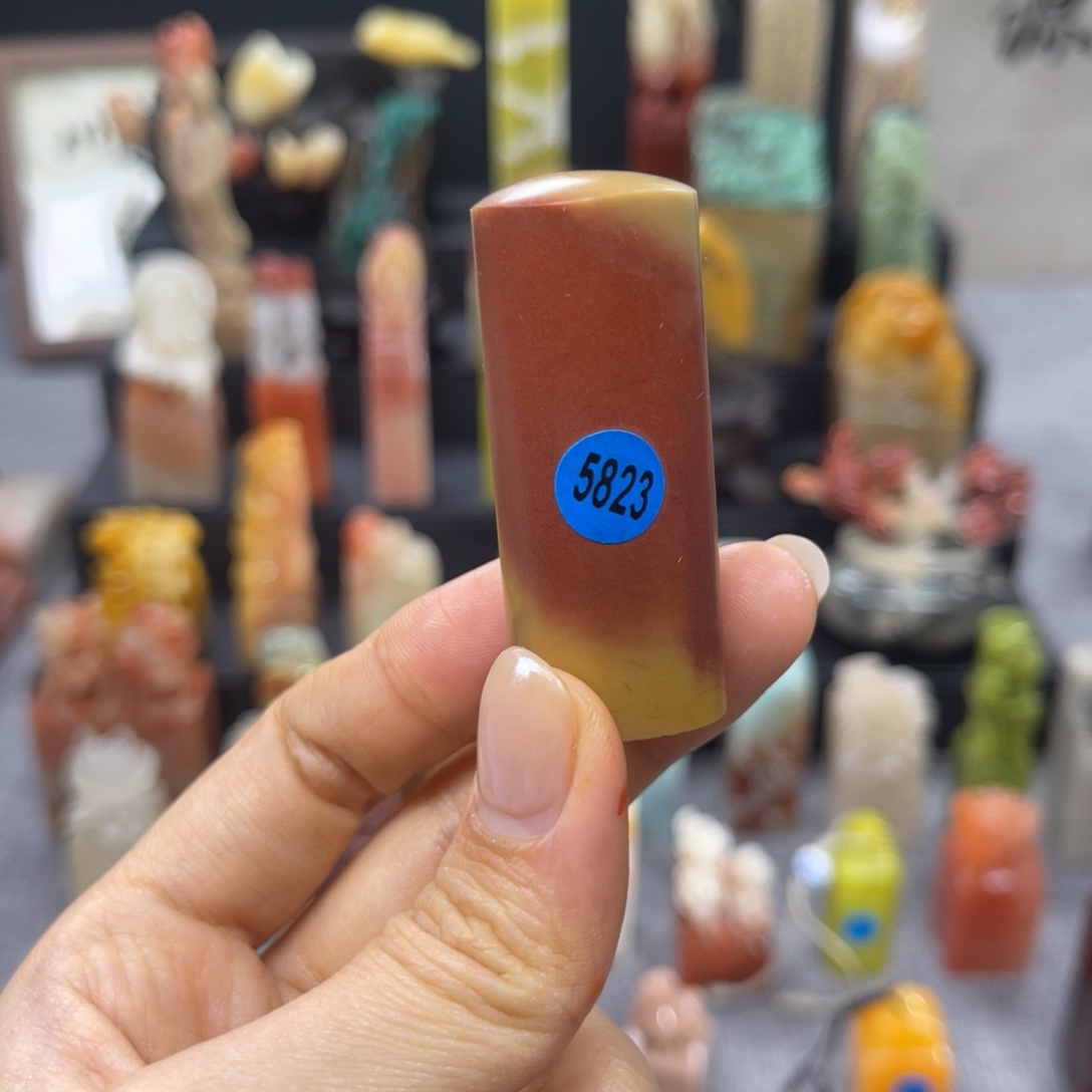 寿山石印石5823。                      