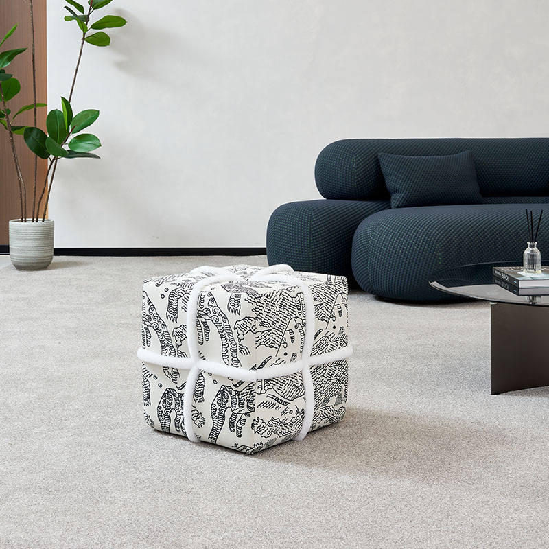 现代简约复古风家用客厅沙发凳换鞋凳脚踏小凳子时尚创意矮凳