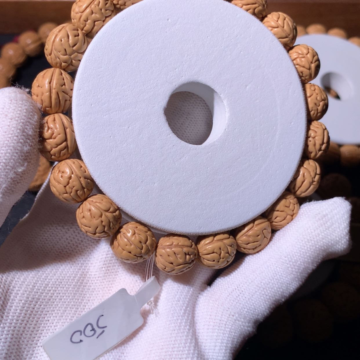 【闪购商品】桃核手串绛****部肌肉大肠1.1尺寸桃核