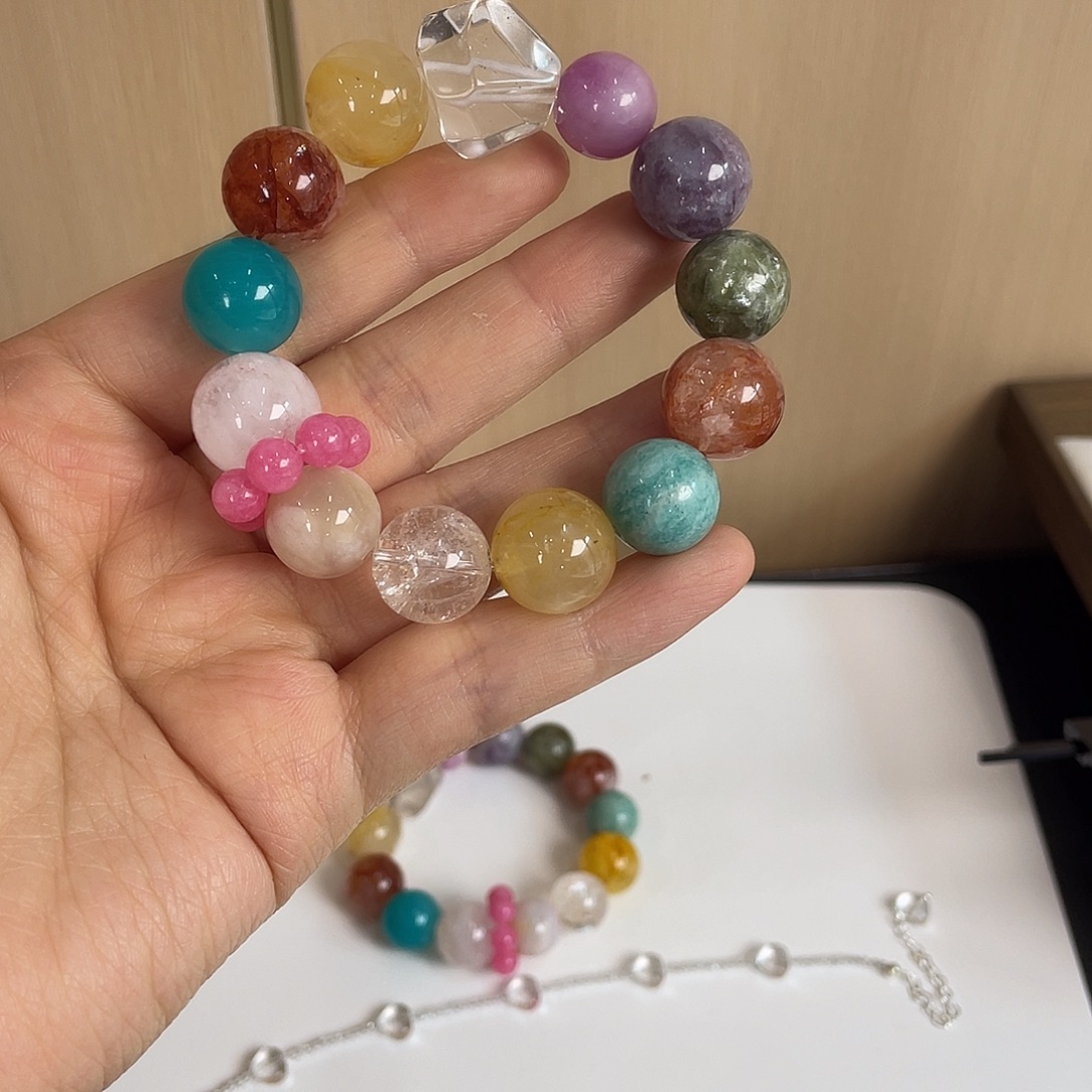 未镶嵌水晶手串手串多宝白水大冰块