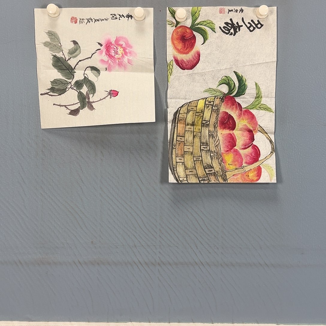 国画341 牡丹一如您的脸颊美丽的