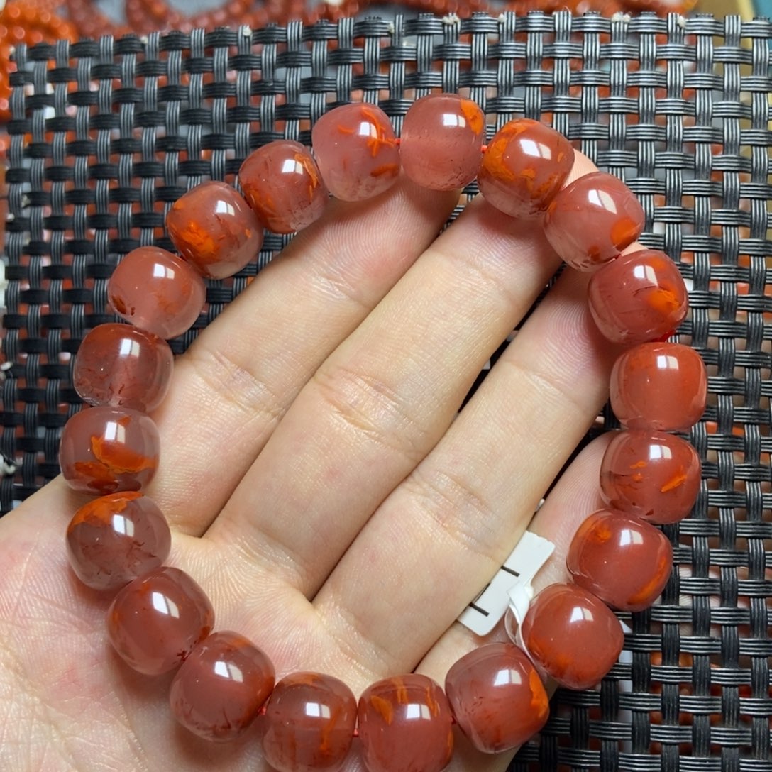 南红玛瑙未镶嵌手串12mm