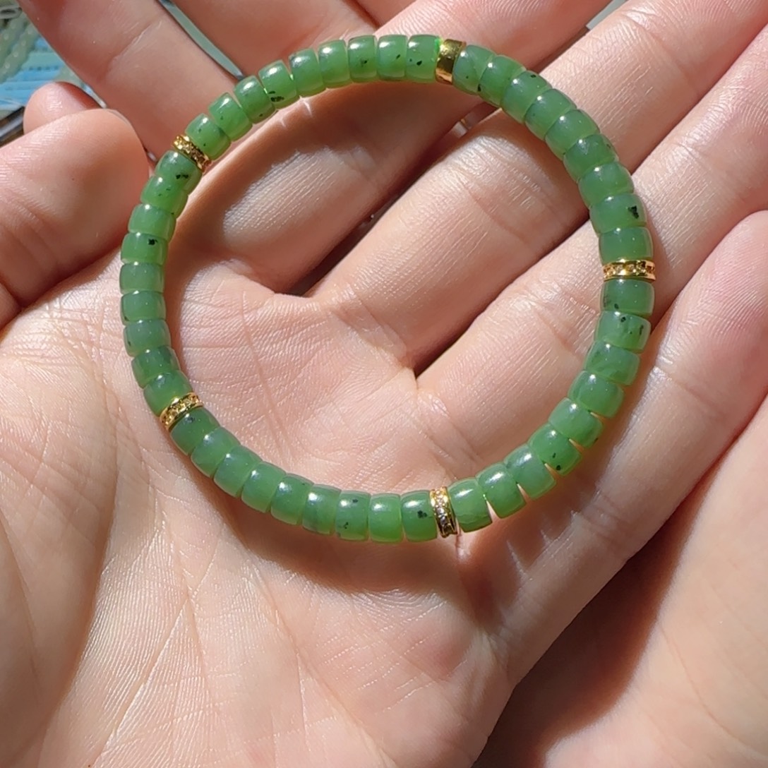 和田玉未镶嵌手链