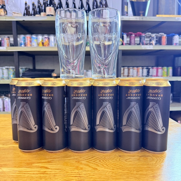CUINNESS/健力士司陶特啤酒558毫升✖️12瓶（需要专业开瓶器）送2杯
