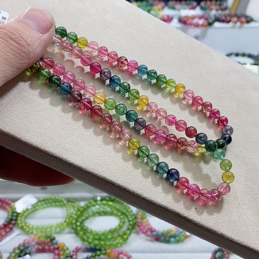 碧玺手链未镶嵌手链