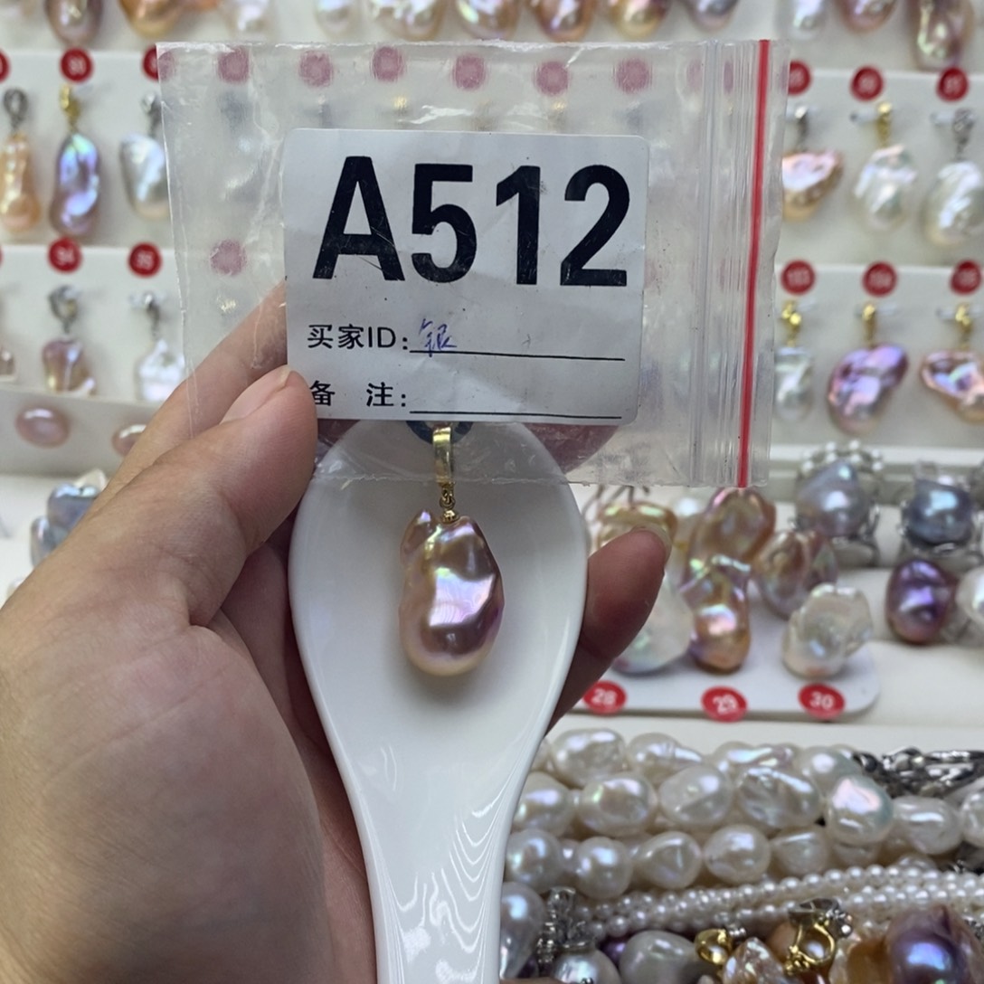 淡水珍珠银S925镶嵌颈饰