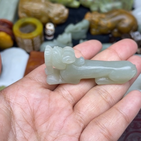 和田玉未镶嵌颈饰27