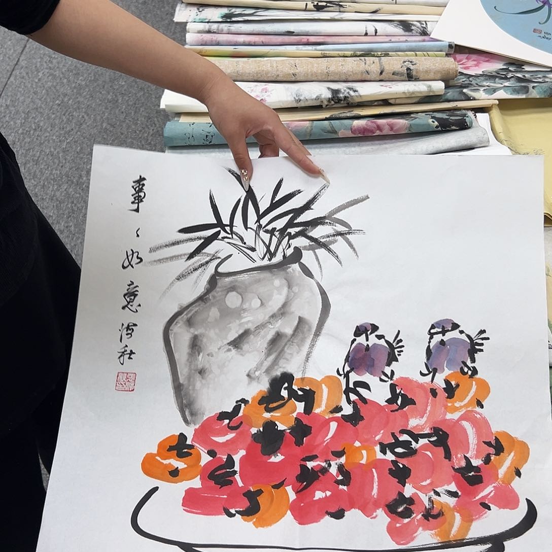 国画国画作品纯手绘
