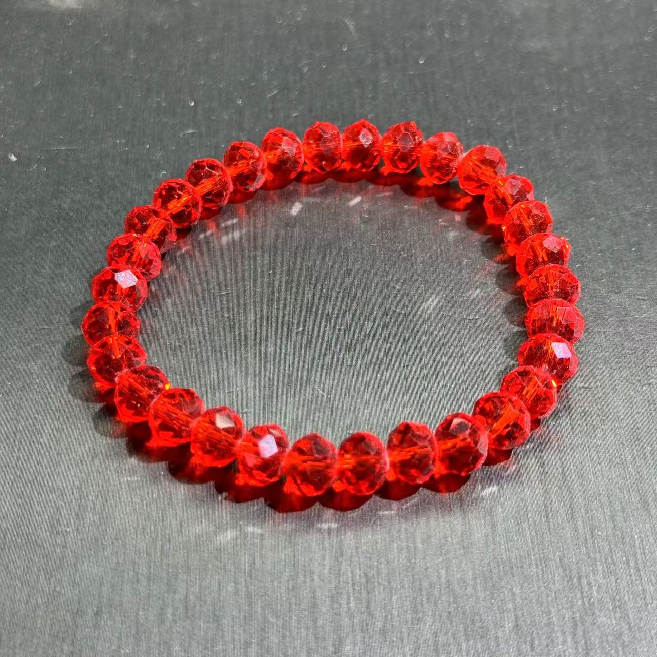 SS轻奢钻切手串红SJ095