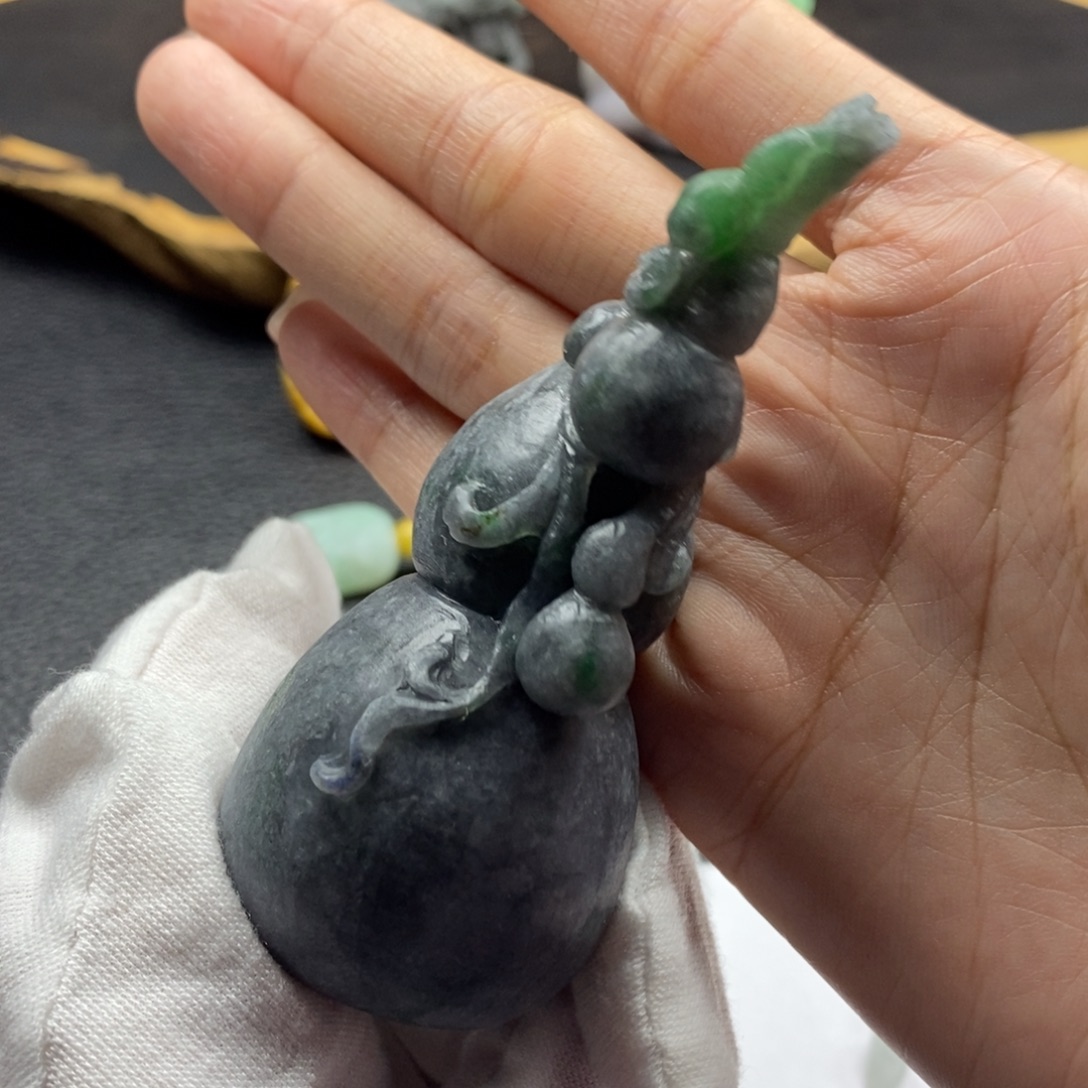 定制翡翠未镶嵌福禄