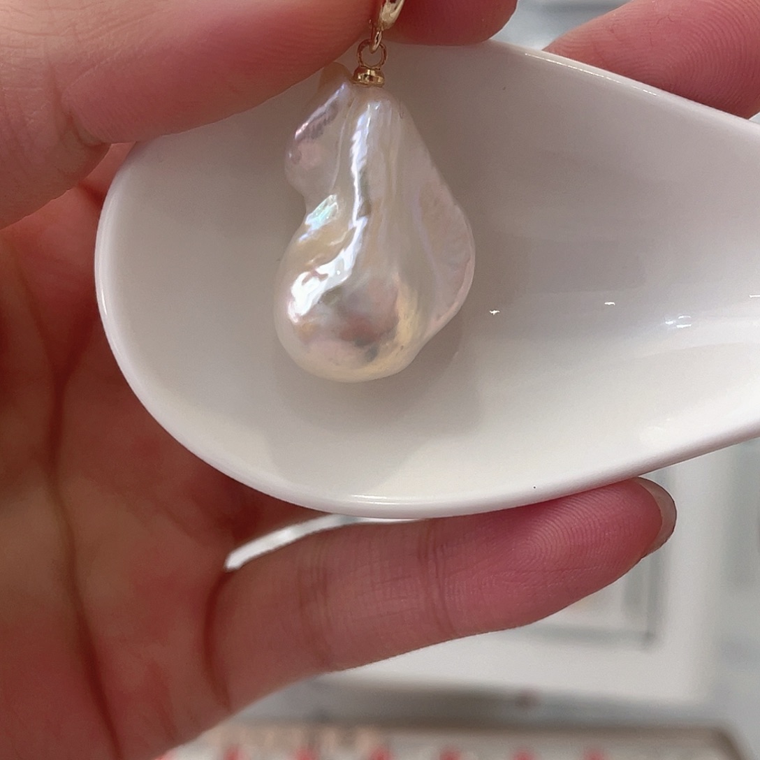 淡水珍珠颈饰银S925镶嵌