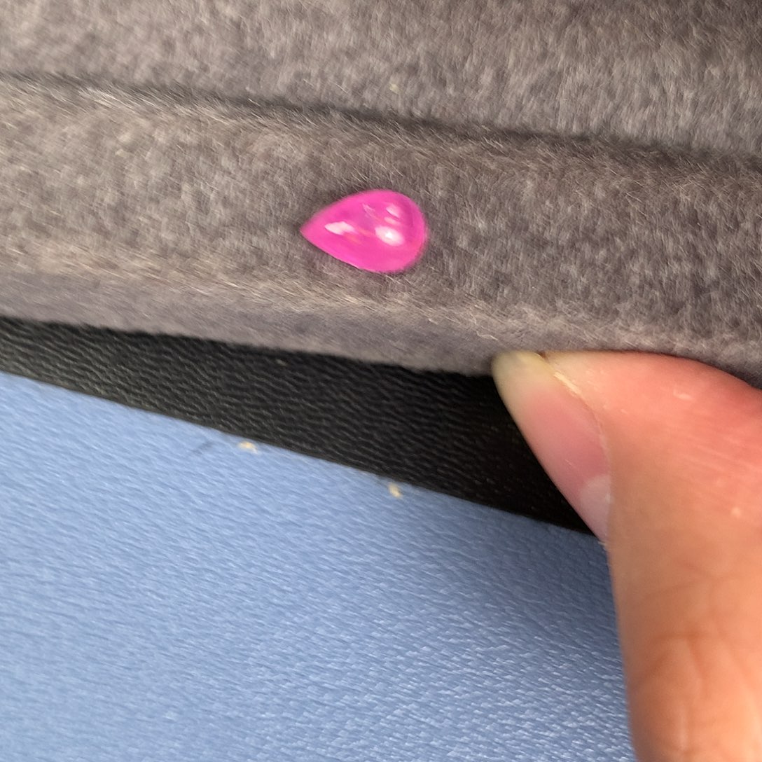 红宝石裸石未镶嵌1.5卡 非洲 