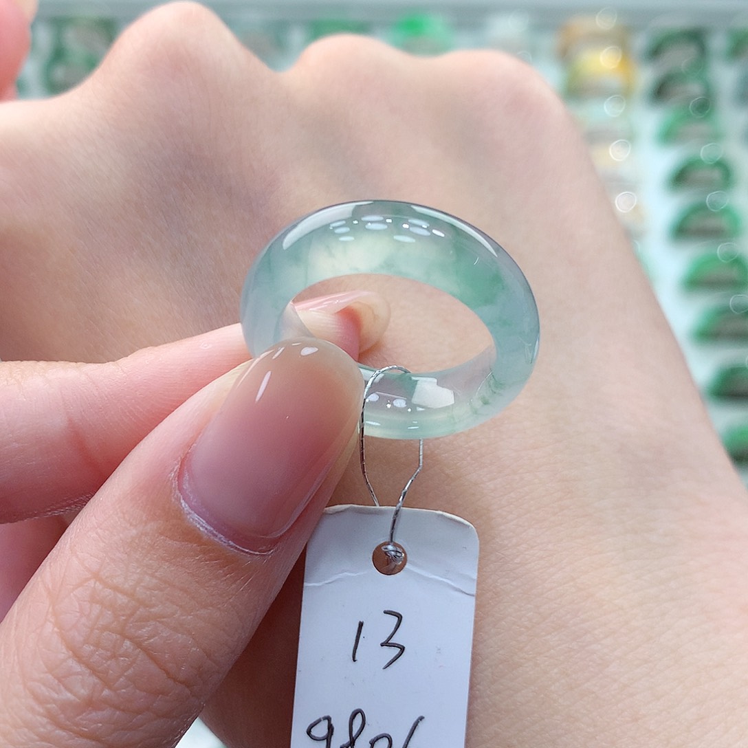 翡翠戒指未镶嵌13号