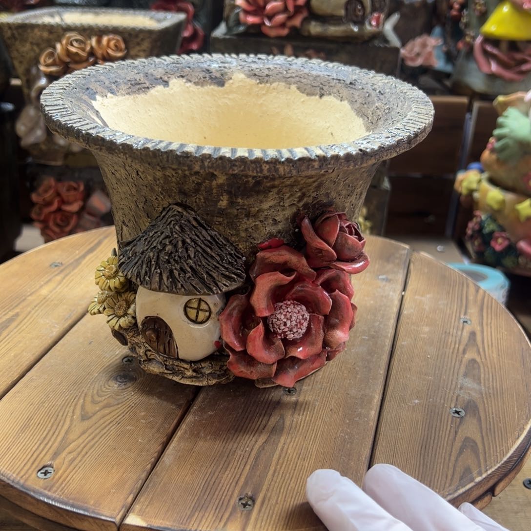 红陶青藤多肉花盆