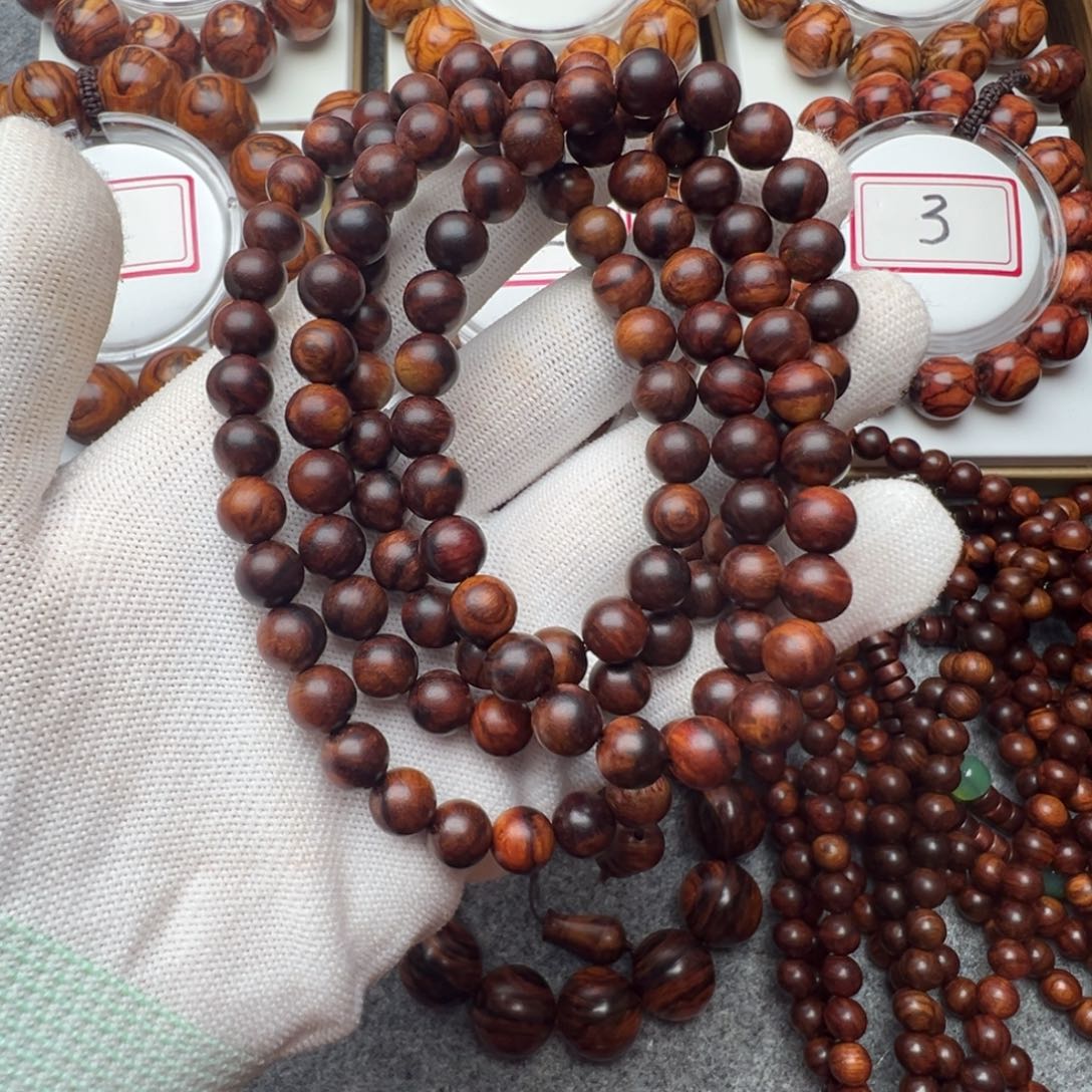 *****黄花梨/降香黄檀手串/手链0.8*108颗手持