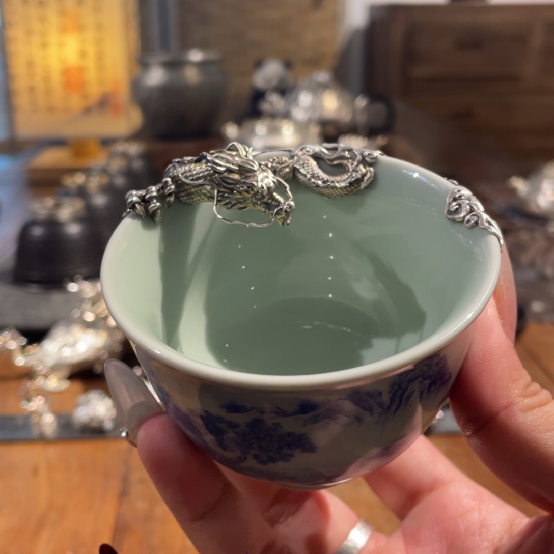 顺丰快递包邮茶空间 小龙杯6