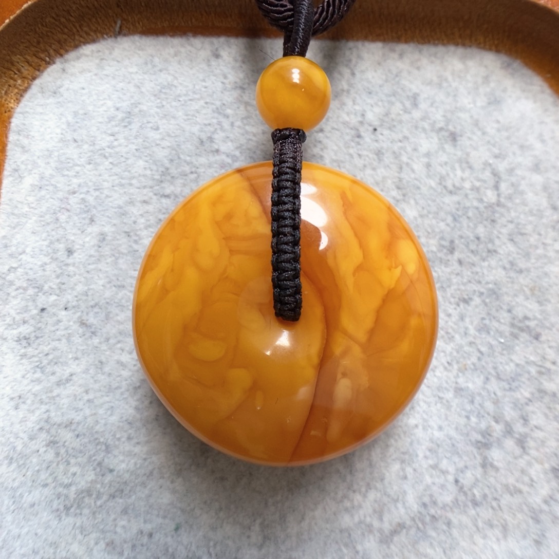 蜜蜡颈饰未镶嵌蜜蜡