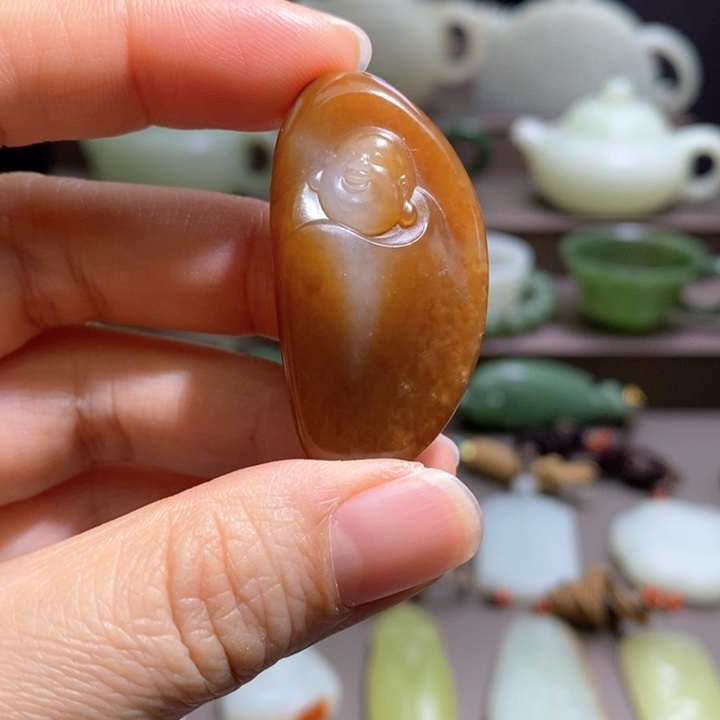 和田玉挂件未镶嵌