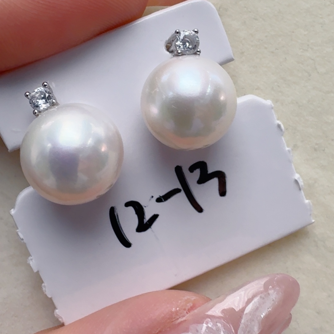 e***n耳饰淡水珍珠银S925镶嵌@@tt017