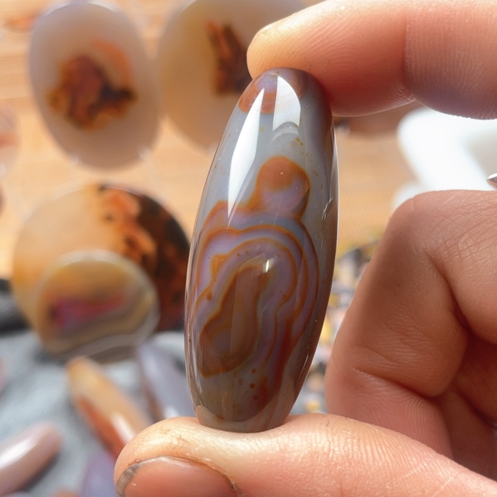 玛瑙/玉髓吊坠(不含链)未镶嵌