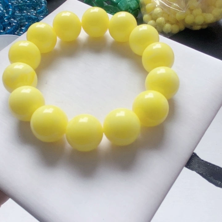 未镶嵌颈饰蜜蜡115手串