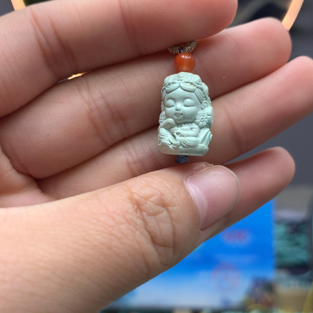 绿松石挂件未镶嵌