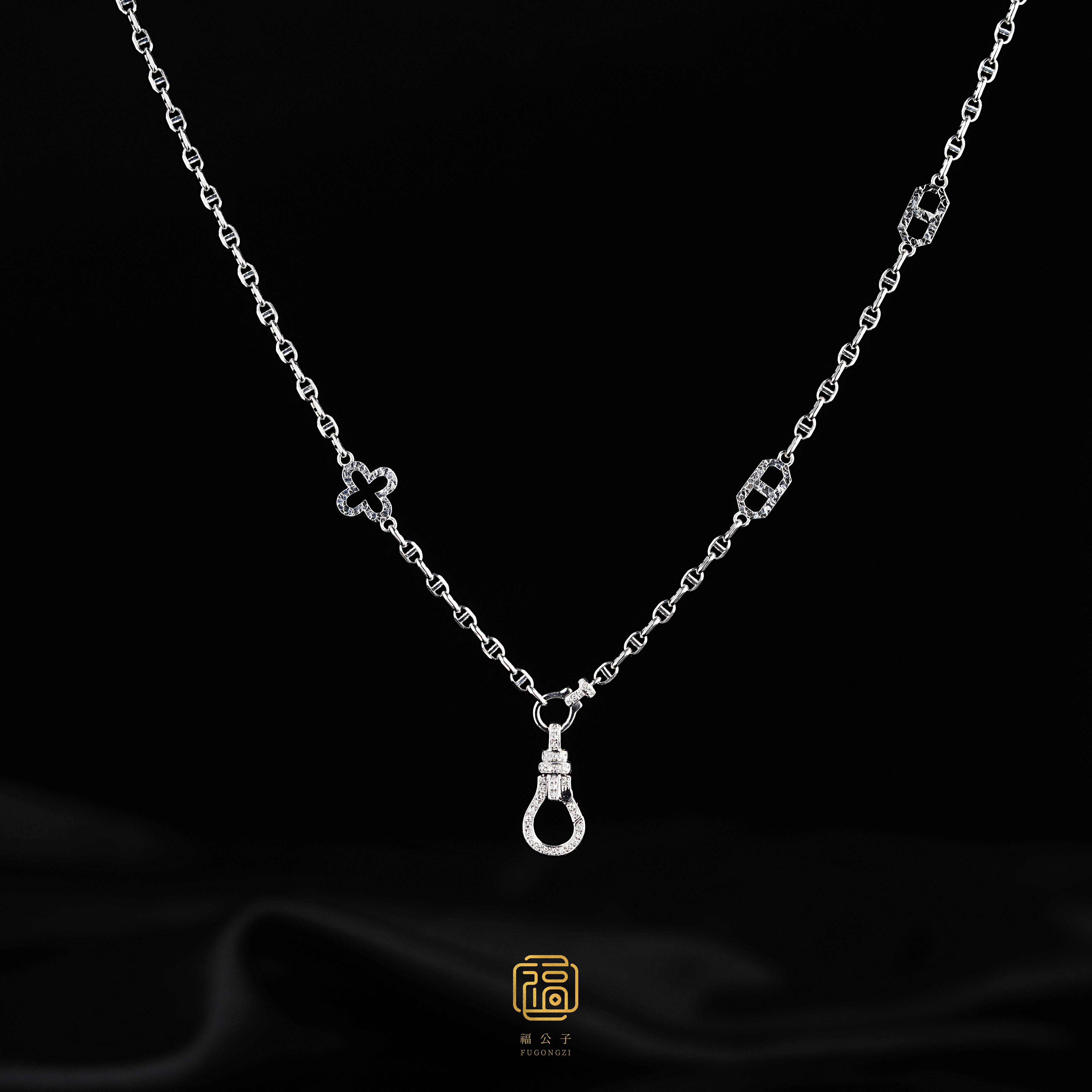 【福公子高级定制】18K金项链-多样性一件发-108