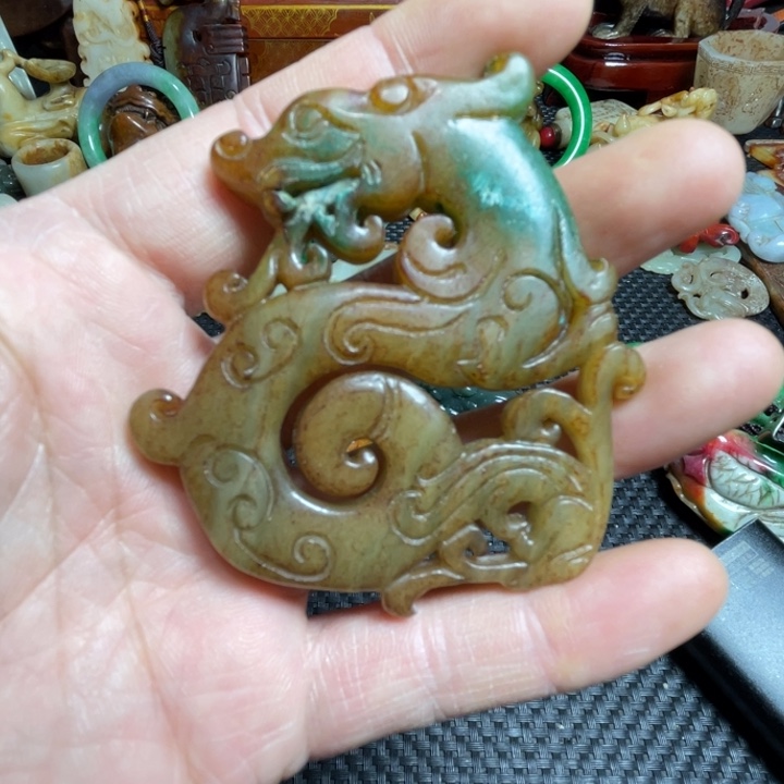 滴血莲花菩提把件