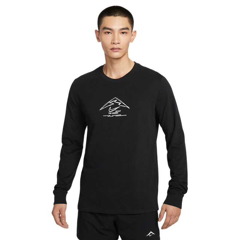 Nike耐克男子TEE LS TRAIL运动休闲长袖T恤HV4197-010