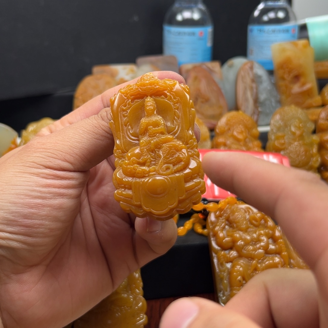 石英质玉（黄龙玉）未镶嵌多选一发货