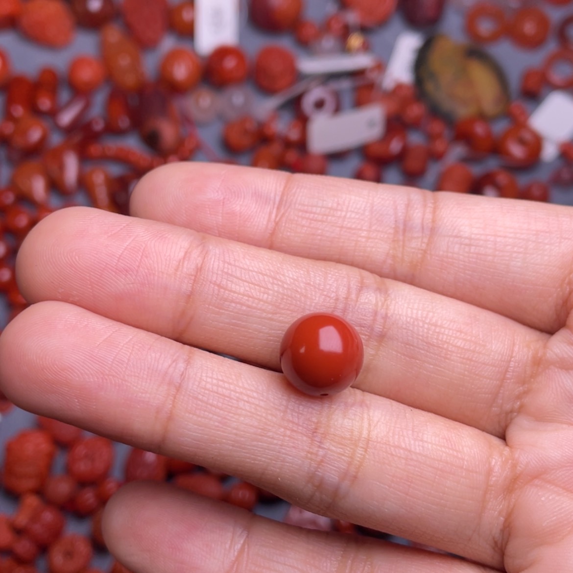 【闪购商品】南红玛瑙未镶嵌川料南红10.7英*子