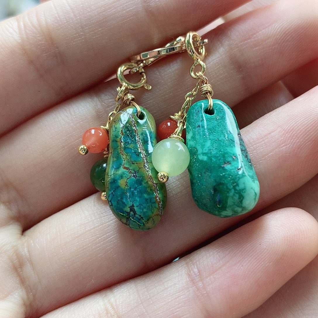 未镶嵌绿松石珠宝奇石Y*果