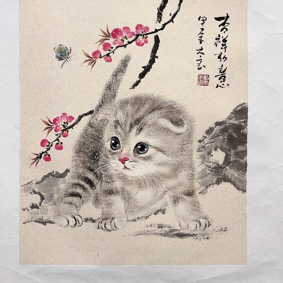 国画国画纯手绘作品请放心去藏