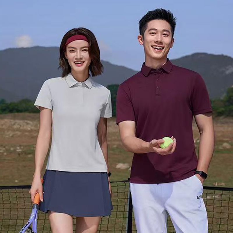 GF81018翻领短袖polo衫定制印logo团体聚会班服企业文化衫订做